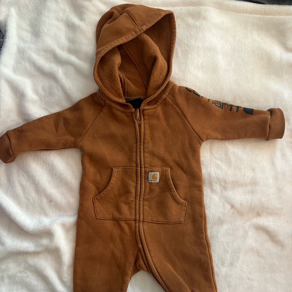 3M Carhartt Fleeced Sweater Onesie - Picture 1 of 6